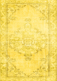 Persian Yellow Traditional Rug, tr3740yw