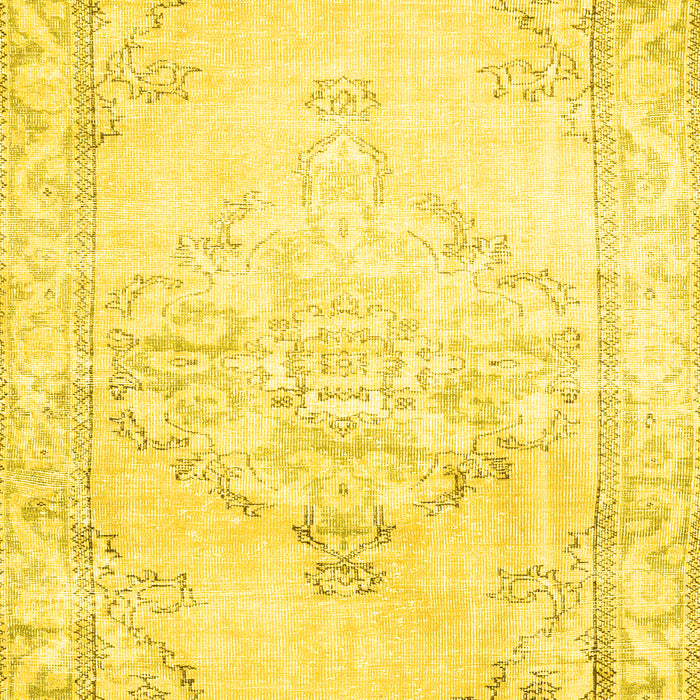 Persian Yellow Traditional Rug, tr3740yw