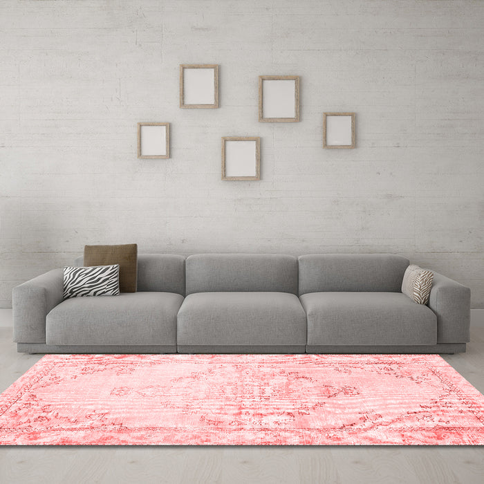 Traditional Red Washable Rugs
