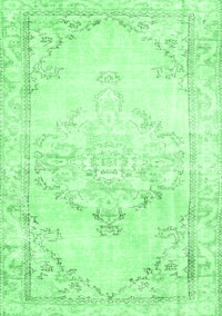 Persian Emerald Green Traditional Rug, tr3740emgrn