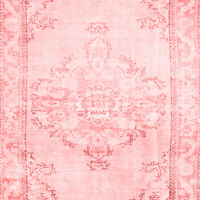 Machine Washable Persian Red Traditional Rug, wshtr3740red
