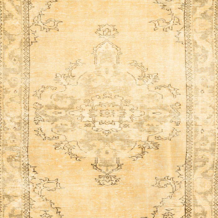 Machine Washable Persian Brown Traditional Rug, wshtr3740brn