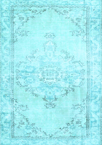 Persian Light Blue Traditional Rug, tr3740lblu