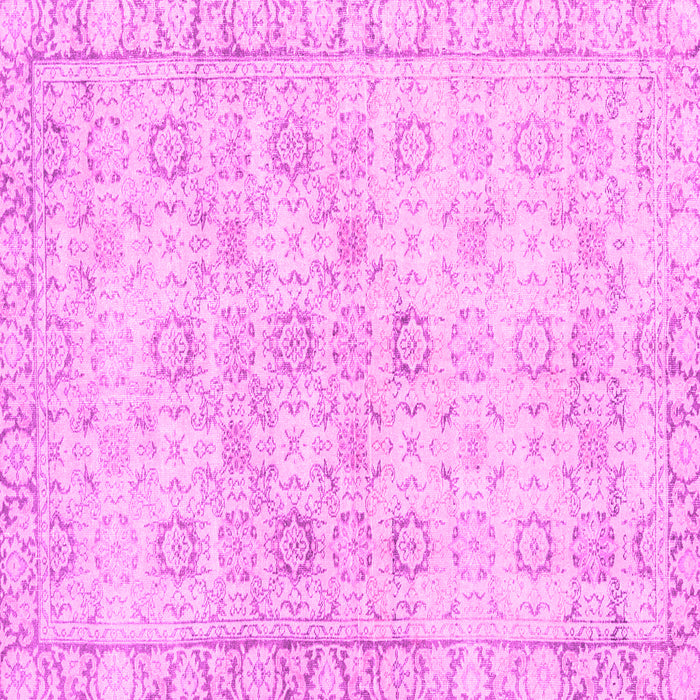 Square Persian Pink Traditional Rug, tr3741pnk