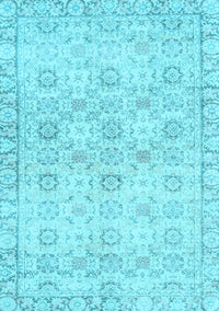 Persian Light Blue Traditional Rug, tr3741lblu
