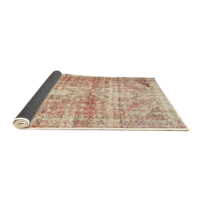 Sideview of Traditional Rust Pink Persian Rug, tr3742