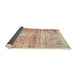 Sideview of Traditional Rust Pink Persian Rug, tr3742