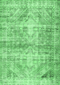 Persian Emerald Green Traditional Rug, tr3742emgrn