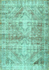 Persian Turquoise Traditional Rug, tr3742turq