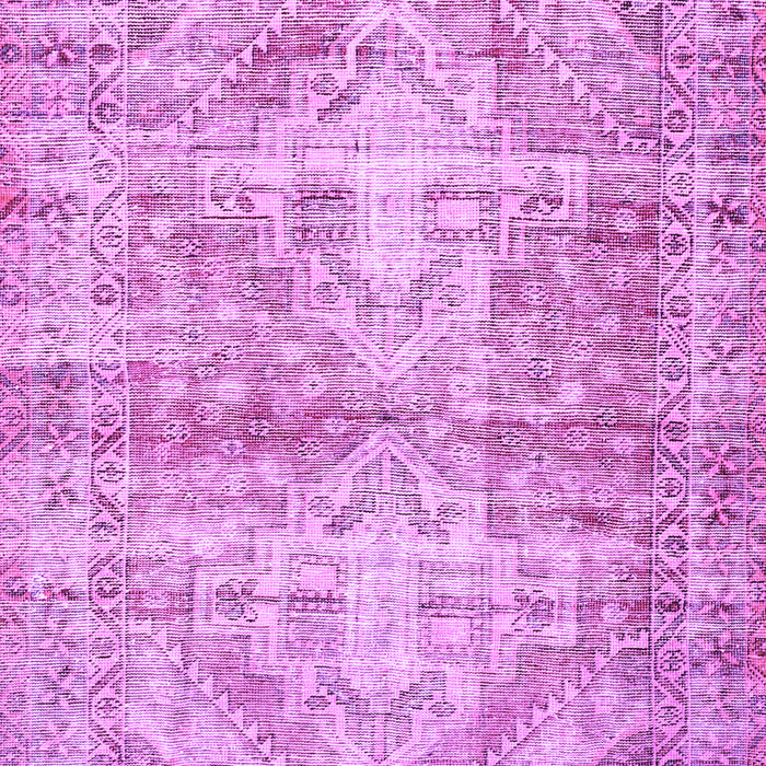 Machine Washable Persian Purple Traditional Area Rugs, wshtr3742pur