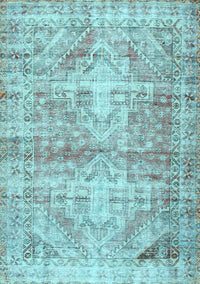 Persian Light Blue Traditional Rug, tr3742lblu