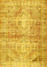 Persian Yellow Traditional Rug, tr3742yw