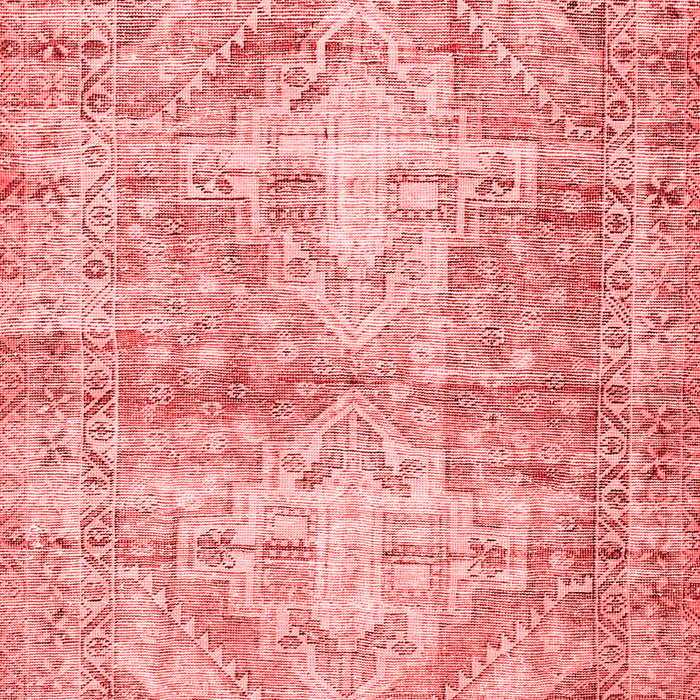 Machine Washable Persian Red Traditional Rug, wshtr3742red