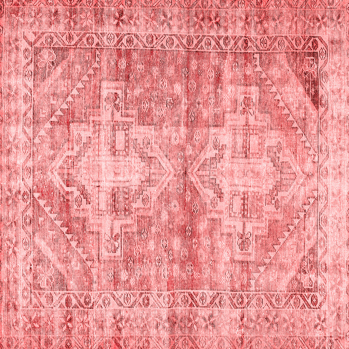 Machine Washable Persian Red Traditional Rug, wshtr3742red