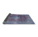 Sideview of Traditional Deep Purple Persian Rug, tr3743