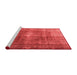 Bohemian Red Washable Rugs