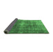 Sideview of Persian Emerald Green Bohemian Rug, tr3743emgrn