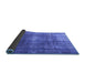 Sideview of Persian Blue Bohemian Rug, tr3743blu