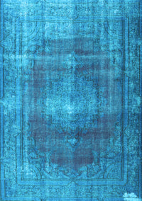 Persian Light Blue Bohemian Rug, tr3743lblu