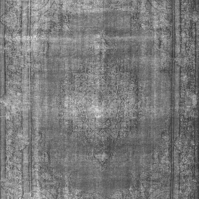 Serging Thickness of Machine Washable Persian Gray Bohemian Rug, wshtr3743gry