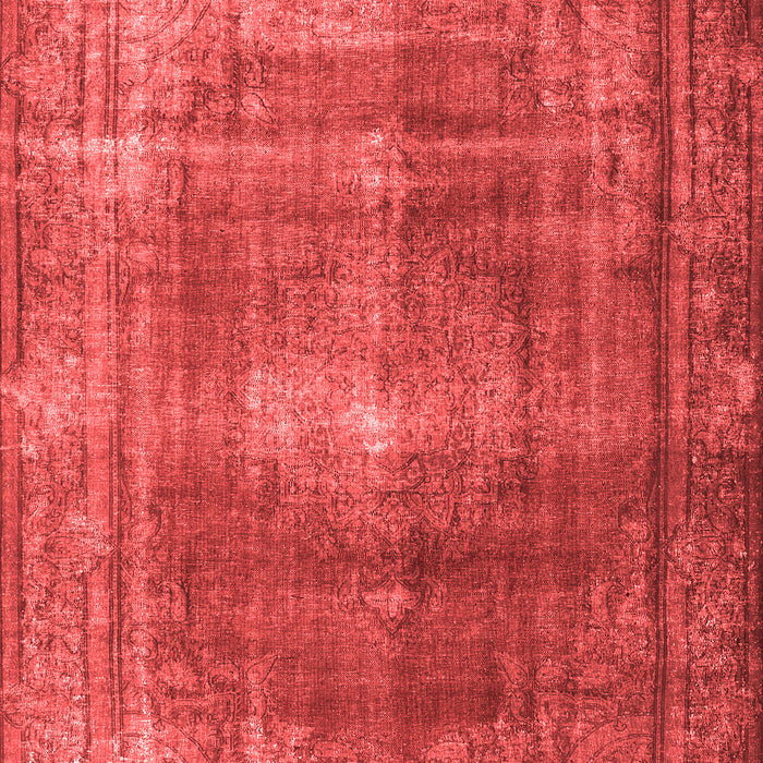 Machine Washable Persian Red Bohemian Rug, wshtr3743red