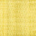 Square Persian Yellow Traditional Rug, tr3744yw