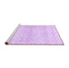 Sideview of Machine Washable Persian Purple Traditional Area Rugs, wshtr3744pur