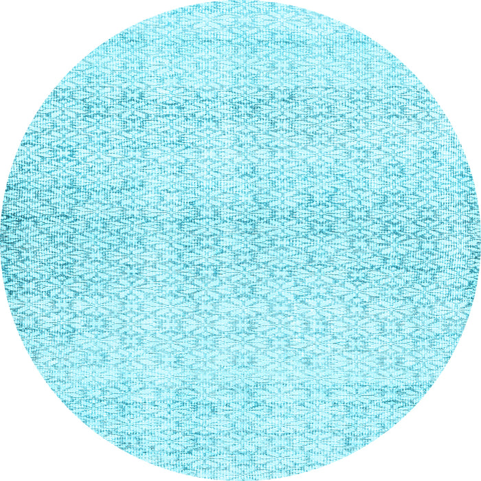 Round Persian Light Blue Traditional Rug, tr3744lblu