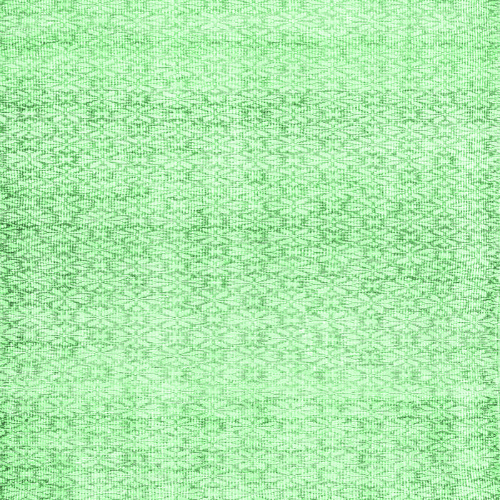 Square Machine Washable Persian Emerald Green Traditional Area Rugs, wshtr3744emgrn