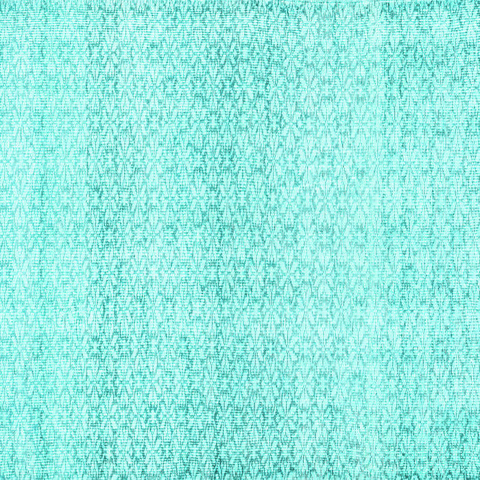 Square Persian Turquoise Traditional Rug, tr3744turq