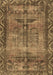 Machine Washable Persian Brown Traditional Rug, wshtr3745brn