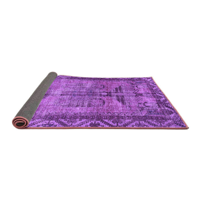 Sideview of Persian Purple Traditional Rug, tr3745pur