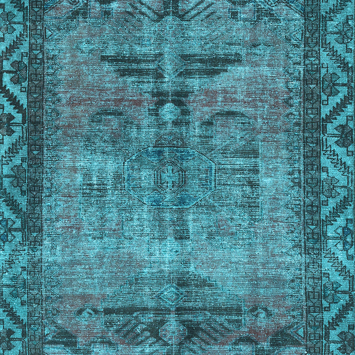 Machine Washable Persian Light Blue Traditional Rug, wshtr3745lblu