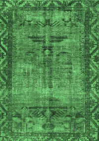 Persian Emerald Green Traditional Rug, tr3745emgrn