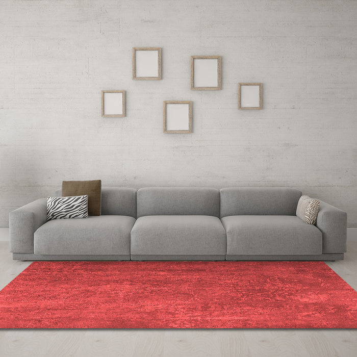 Traditional Red Washable Rugs