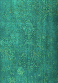 Persian Turquoise Traditional Rug, tr3746turq