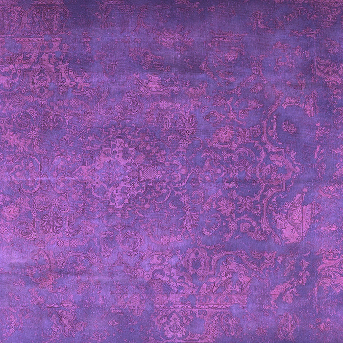 Square Persian Purple Traditional Rug, tr3746pur