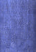 Machine Washable Persian Blue Traditional Rug, wshtr3746blu