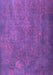 Machine Washable Persian Purple Traditional Area Rugs, wshtr3746pur