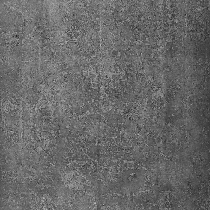 Serging Thickness of Persian Gray Traditional Rug, tr3746gry