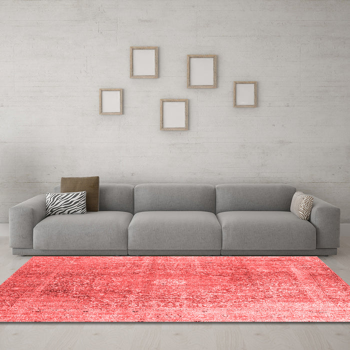 Traditional Red Washable Rugs