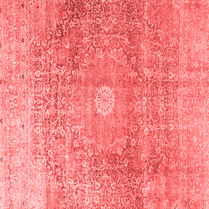 Machine Washable Persian Red Traditional Rug, wshtr3747red