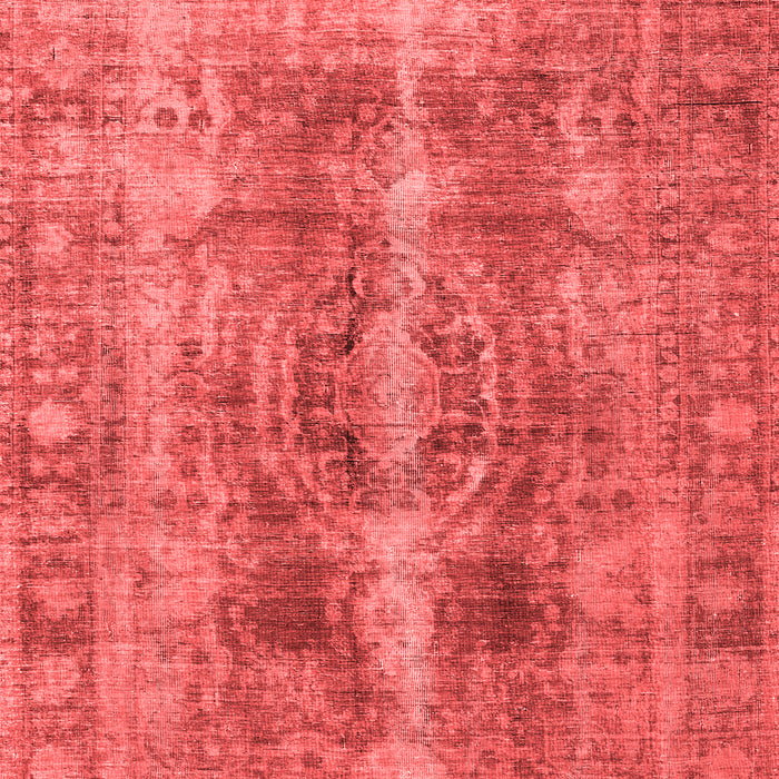 Machine Washable Persian Red Traditional Rug, wshtr3748red