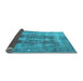 Sideview of Persian Light Blue Traditional Rug, tr3748lblu