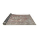 Sideview of Traditional Sage Green Persian Rug, tr3749