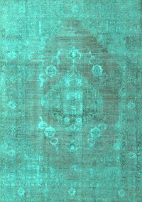 Persian Turquoise Traditional Rug, tr3749turq