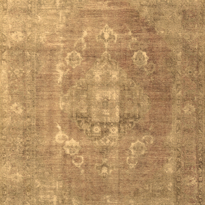 Machine Washable Persian Brown Traditional Rug, wshtr3749brn