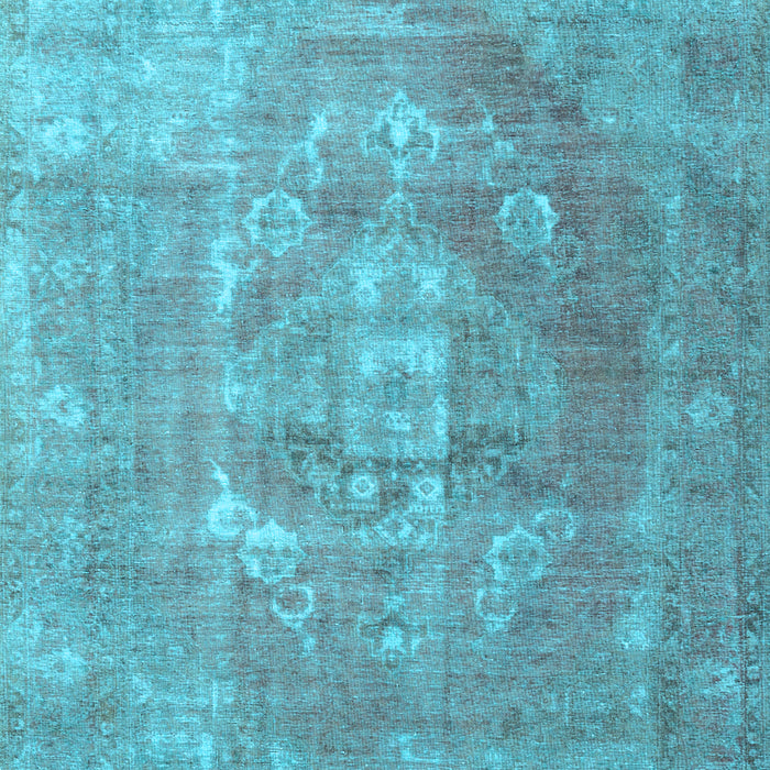 Machine Washable Persian Light Blue Traditional Rug, wshtr3749lblu