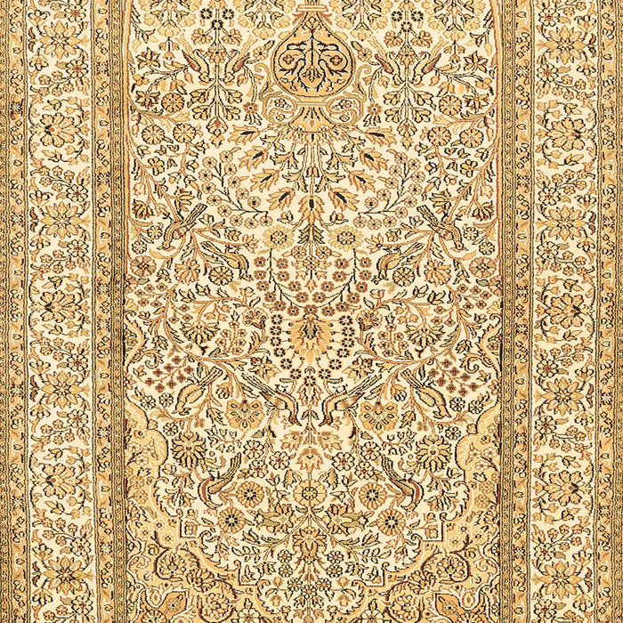 Machine Washable Persian Brown Traditional Rug, wshtr374brn