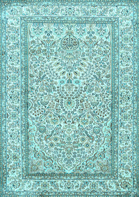 Persian Light Blue Traditional Rug, tr374lblu